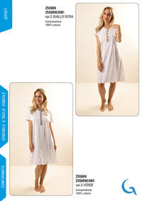 CAMICIA NOTTE M/M DONNA Z55009 Tellini S.r.l. Ingrosso Abbigliamento